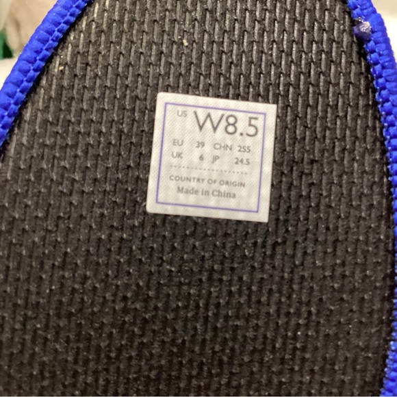 Rothy's The Original Slip On Sneaker Navy Solid Textile Shoe Woman’s US 8.5 - Picture 9 of 11